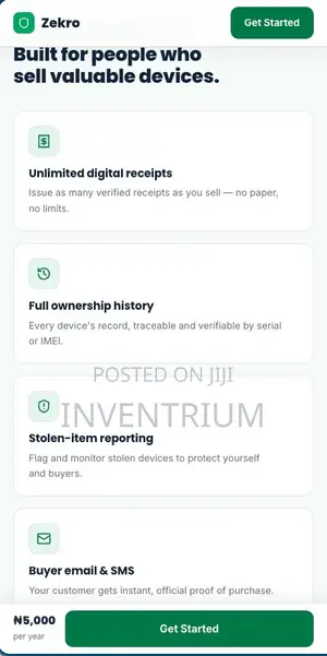 Zekro - Start Issuing Digital Receipts