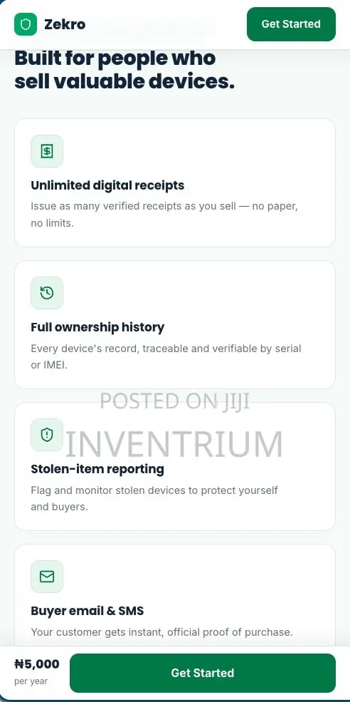Zekro - Start Issuing Digital Receipts