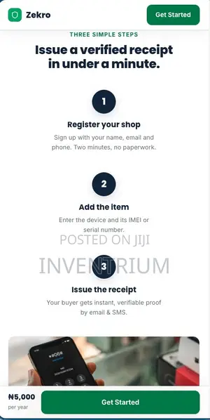 Zekro - Start Issuing Digital Receipts