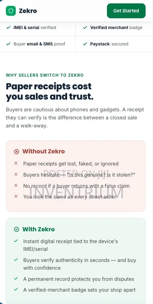 Zekro - Start Issuing Digital Receipts