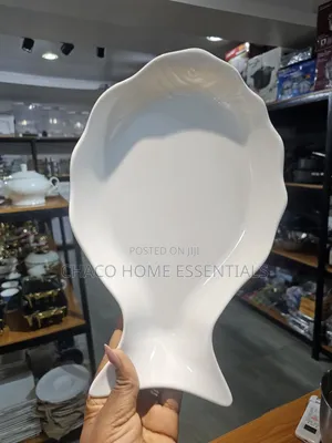 Unbreakable Melamine Fish-Shaped Serving Platter / Plate