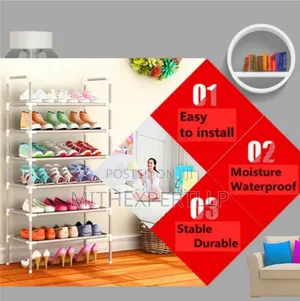Mateamoda Shoe Rack Stackable Assembly Shoe Organizer