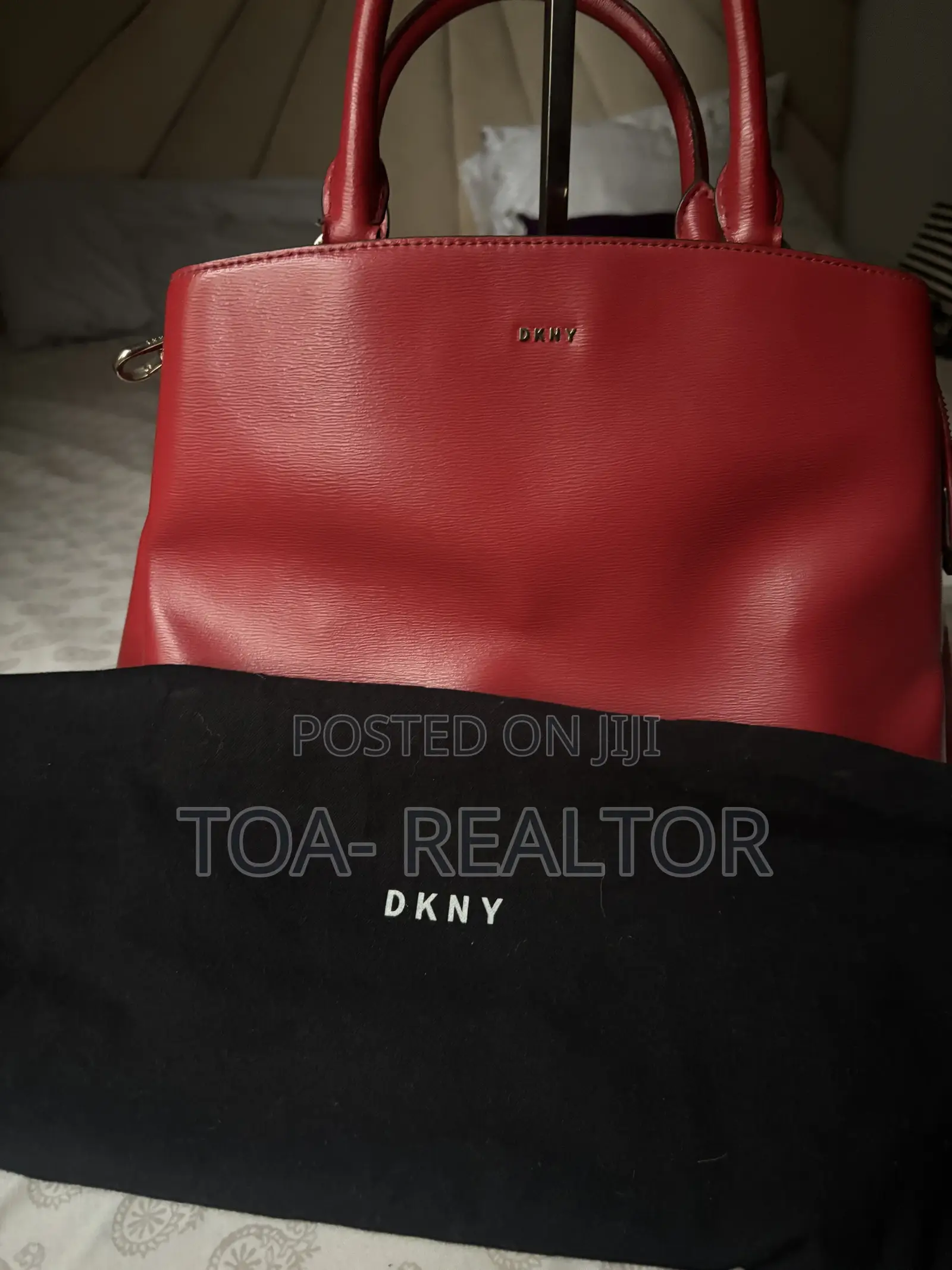 Dkny Red Handbag