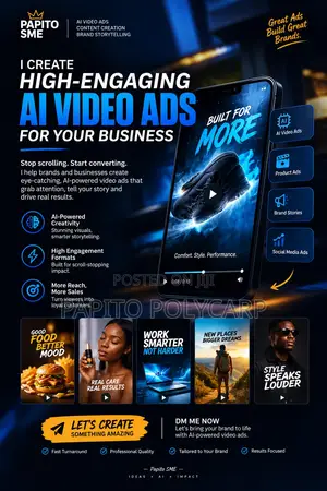 I Am Professional AI Video Creator, for Brands and Business