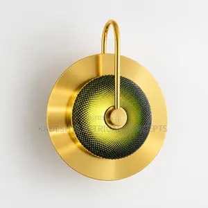 Modern Glass Wall Lamp Led Nordic Minimalist Lighting Living Bedroom