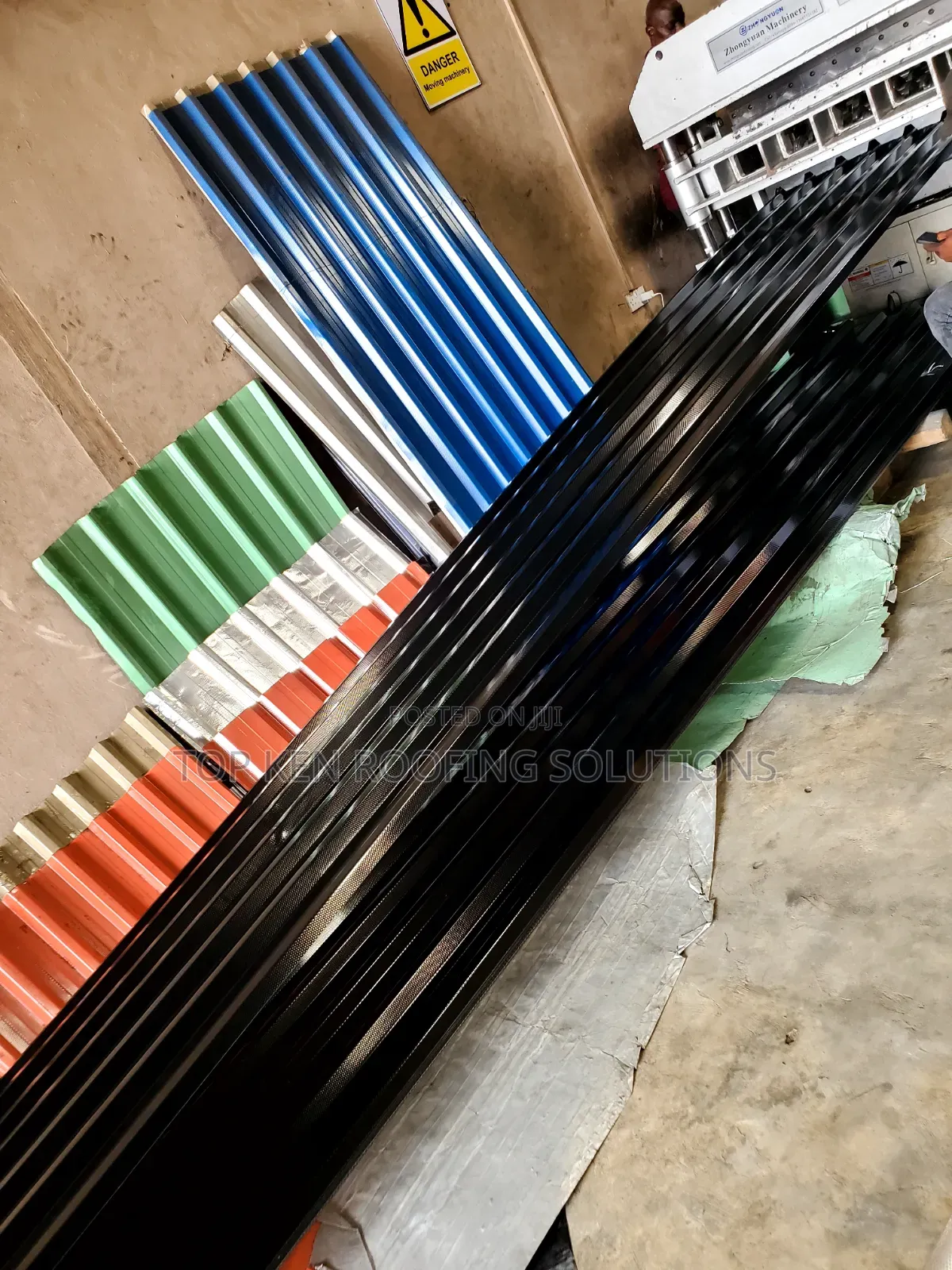 0.55 Grade a Thickness Longspan Sheet Black
