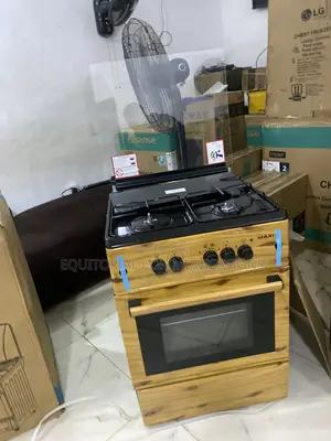 Maxi 6060 3+1 Wood Standing Kitchen Gas Cooker