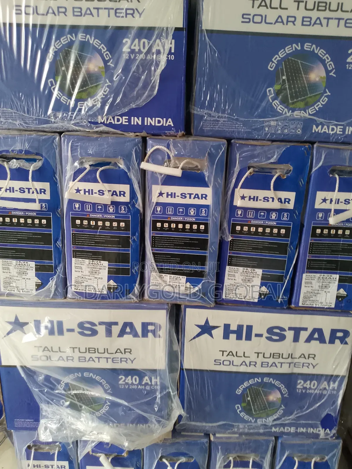 Hi Star 240a Tubular Battery