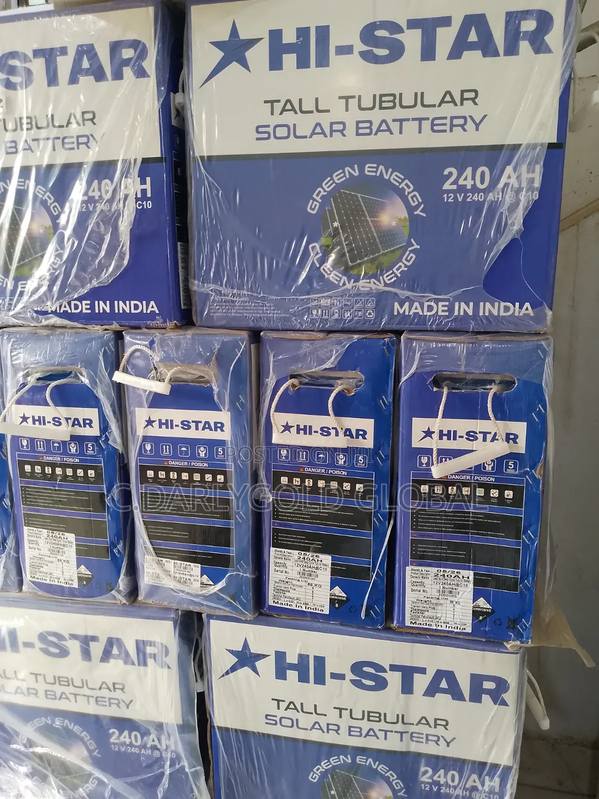 Hi Star 240a Tubular Battery