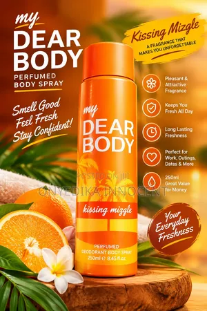 My Dear Kissing Mizgle Perfumed Body Spray 250ml – Fresh Attractive