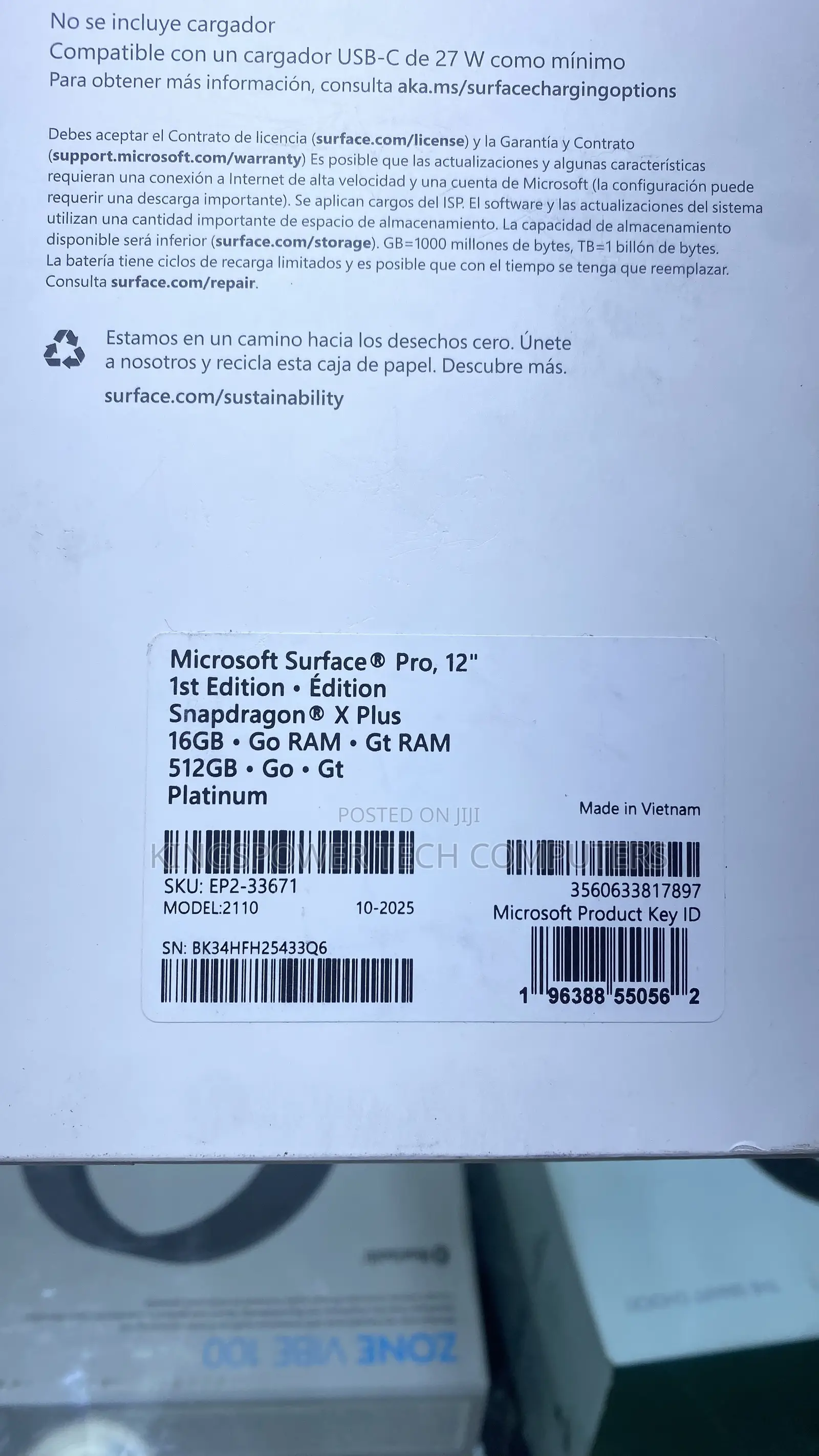 New Microsoft Surface Pro 512 GB