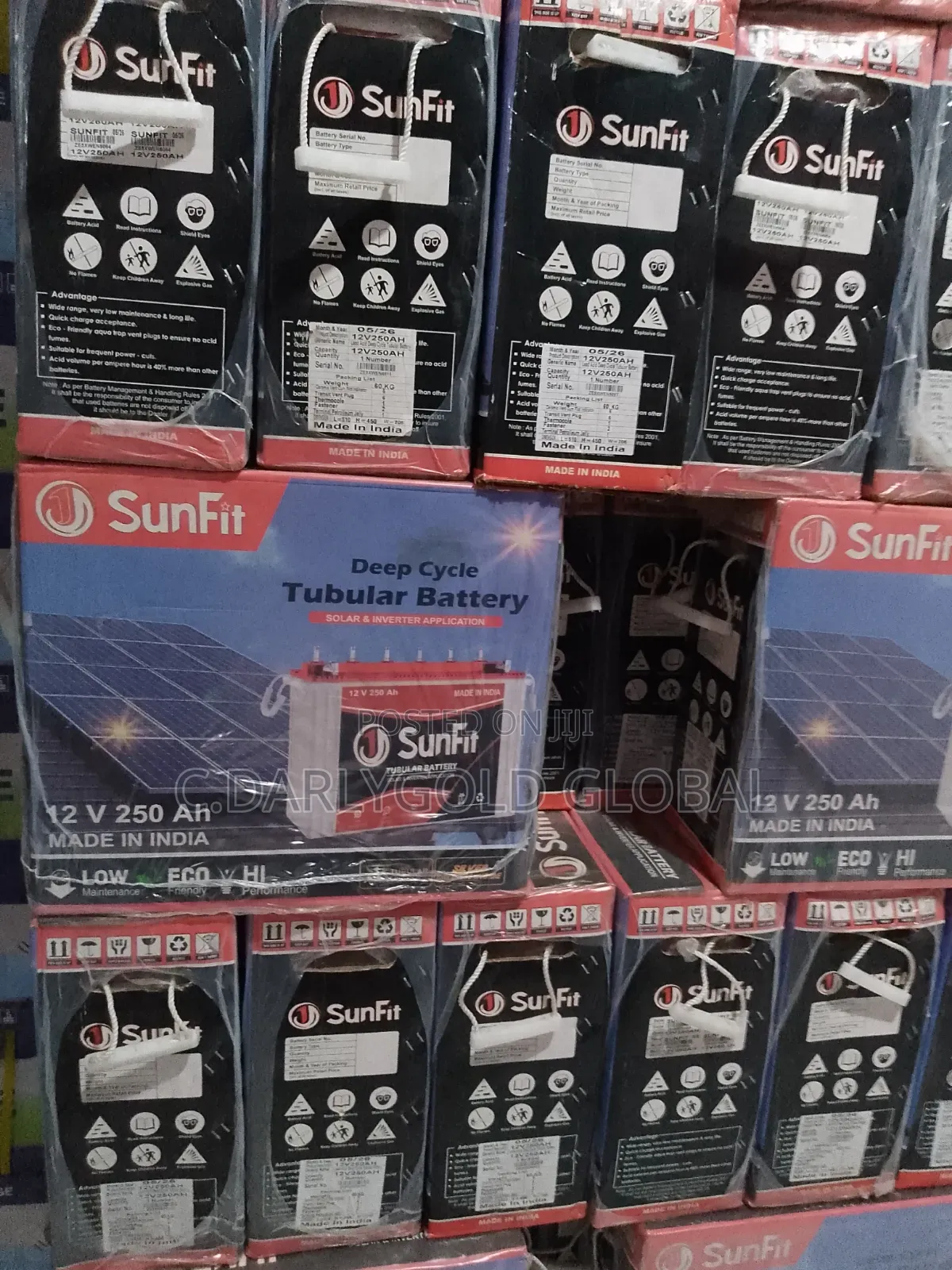 Sunfit 250a Tubular Battery