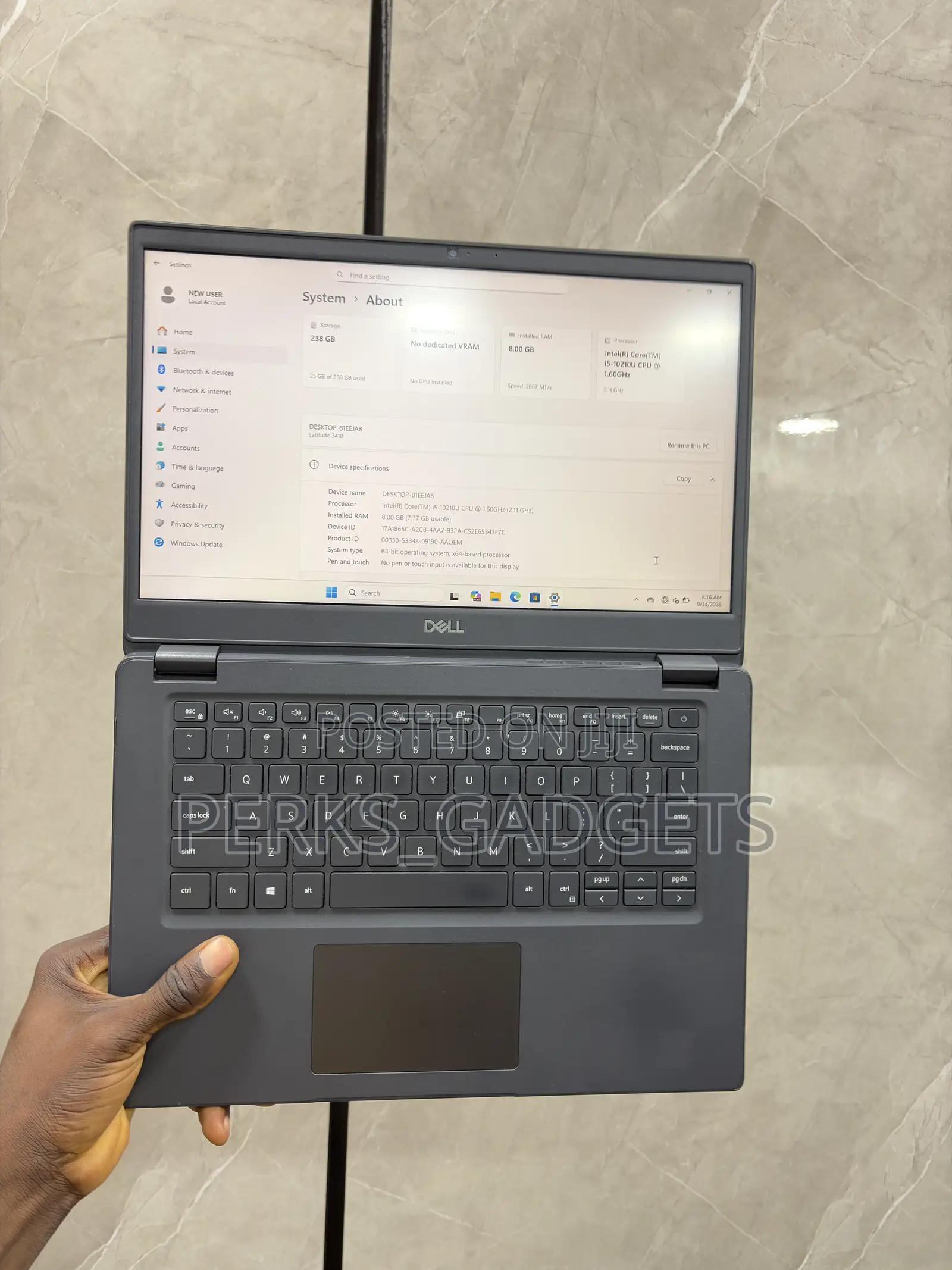 Laptop Dell Latitude 3410 8GB Intel Core i5 SSD 256GB