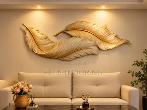 Creative Feather Wall Indoor Luxury