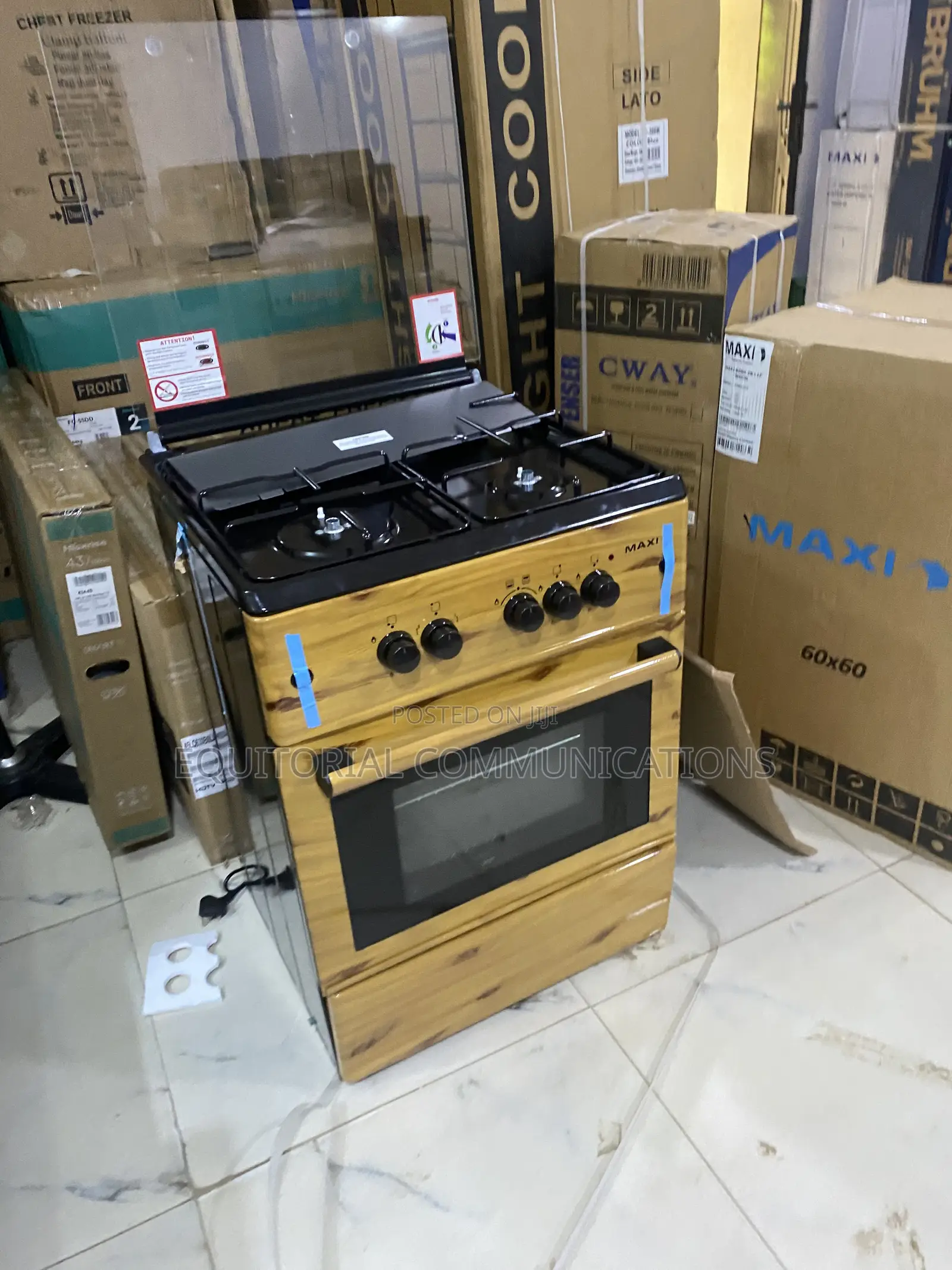 Maxi 6060 3+1 Wood Gas Burner Kitchen Appliance