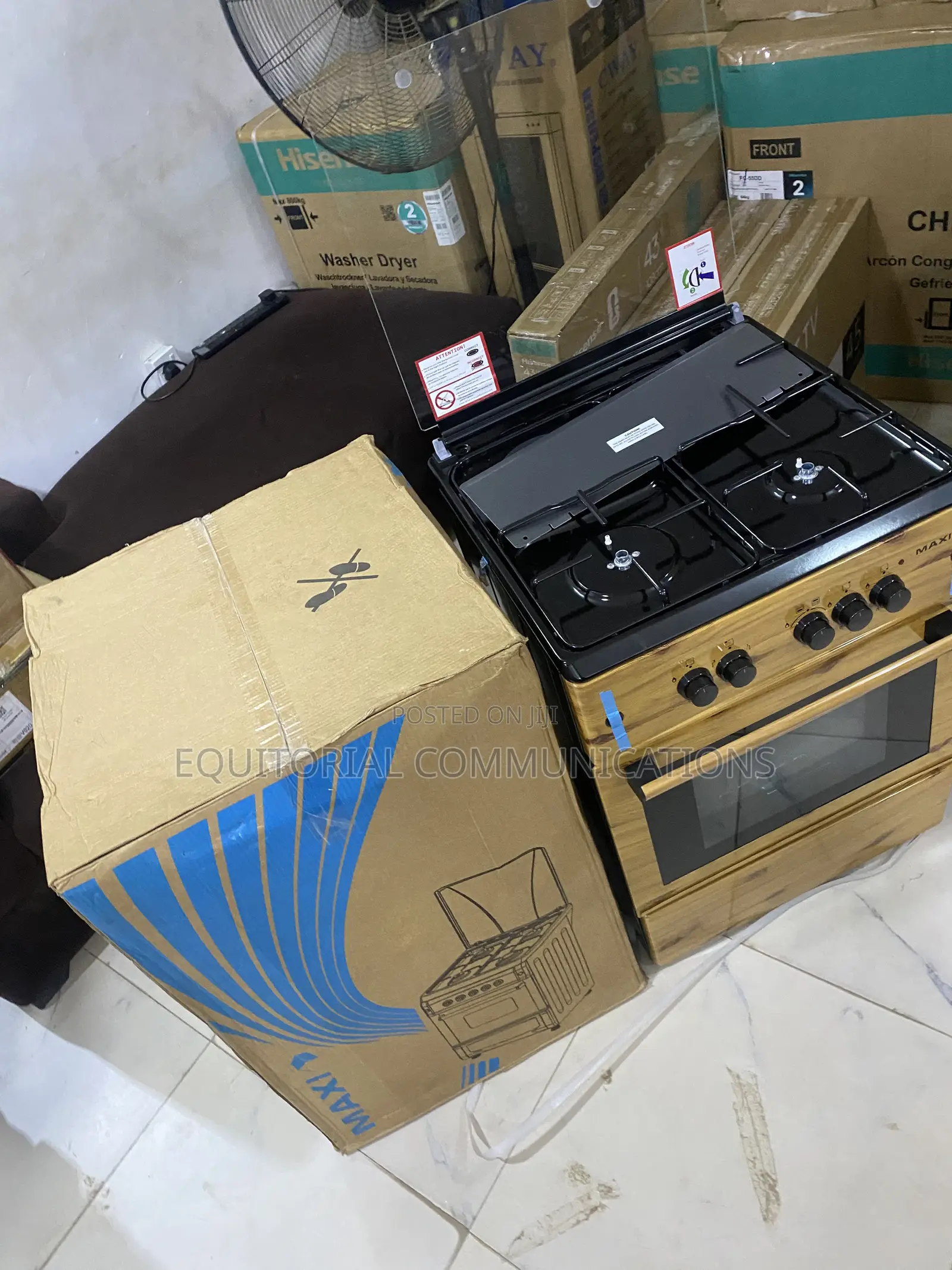 Maxi 6060 3+1 Wood Gas Burner Kitchen Appliance