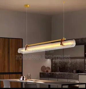 Modern Minimalist Linea Creative Acrylic Rectangle Chandelier