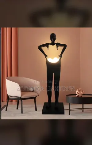 Modern Simple Living Room Art Body Sculpture Designer Floor Lamp
