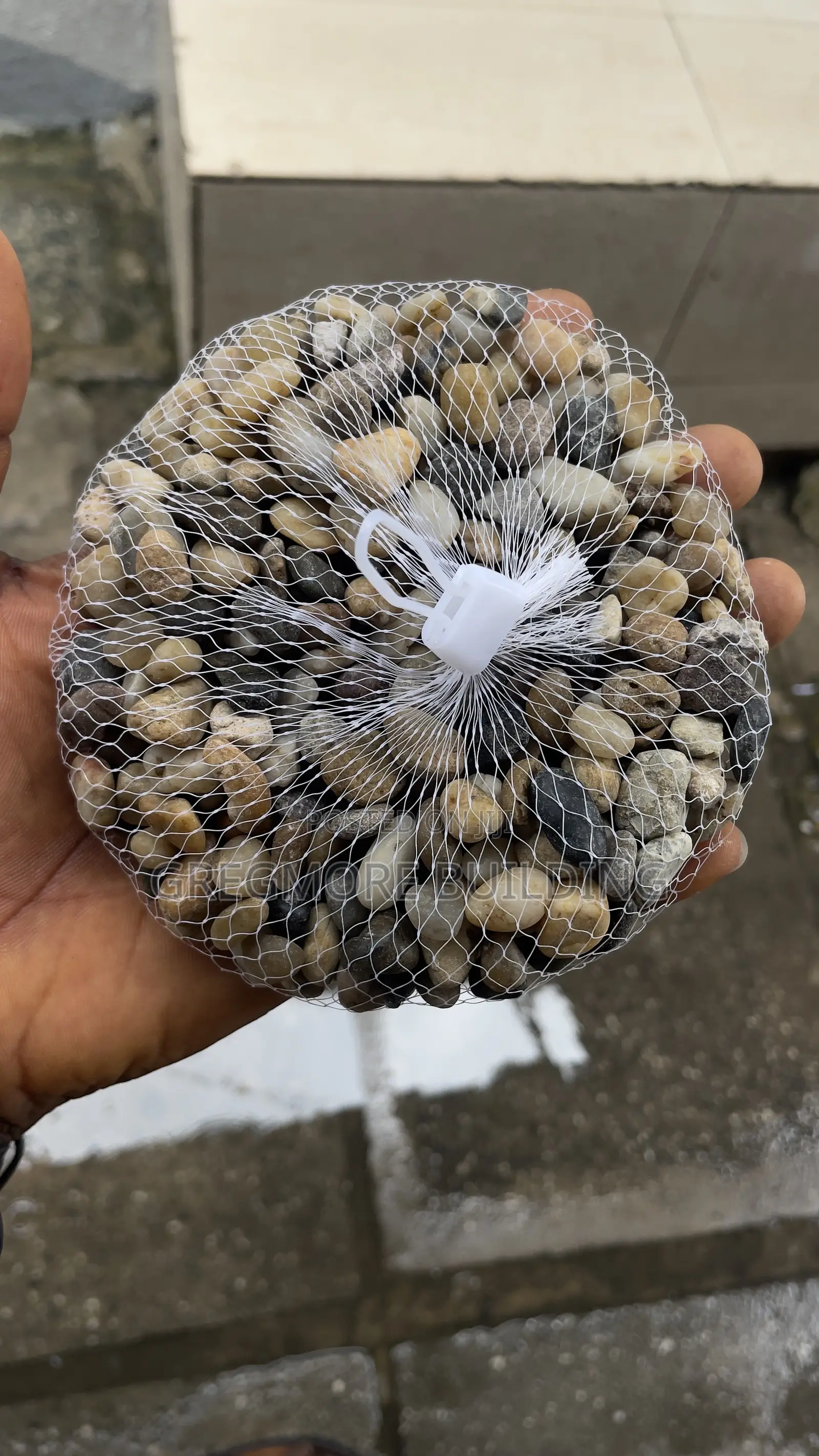 Black,white and Brown Pebbles Stone