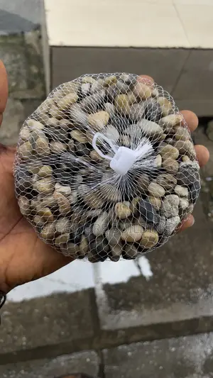 Black,white and Brown Pebbles Stone
