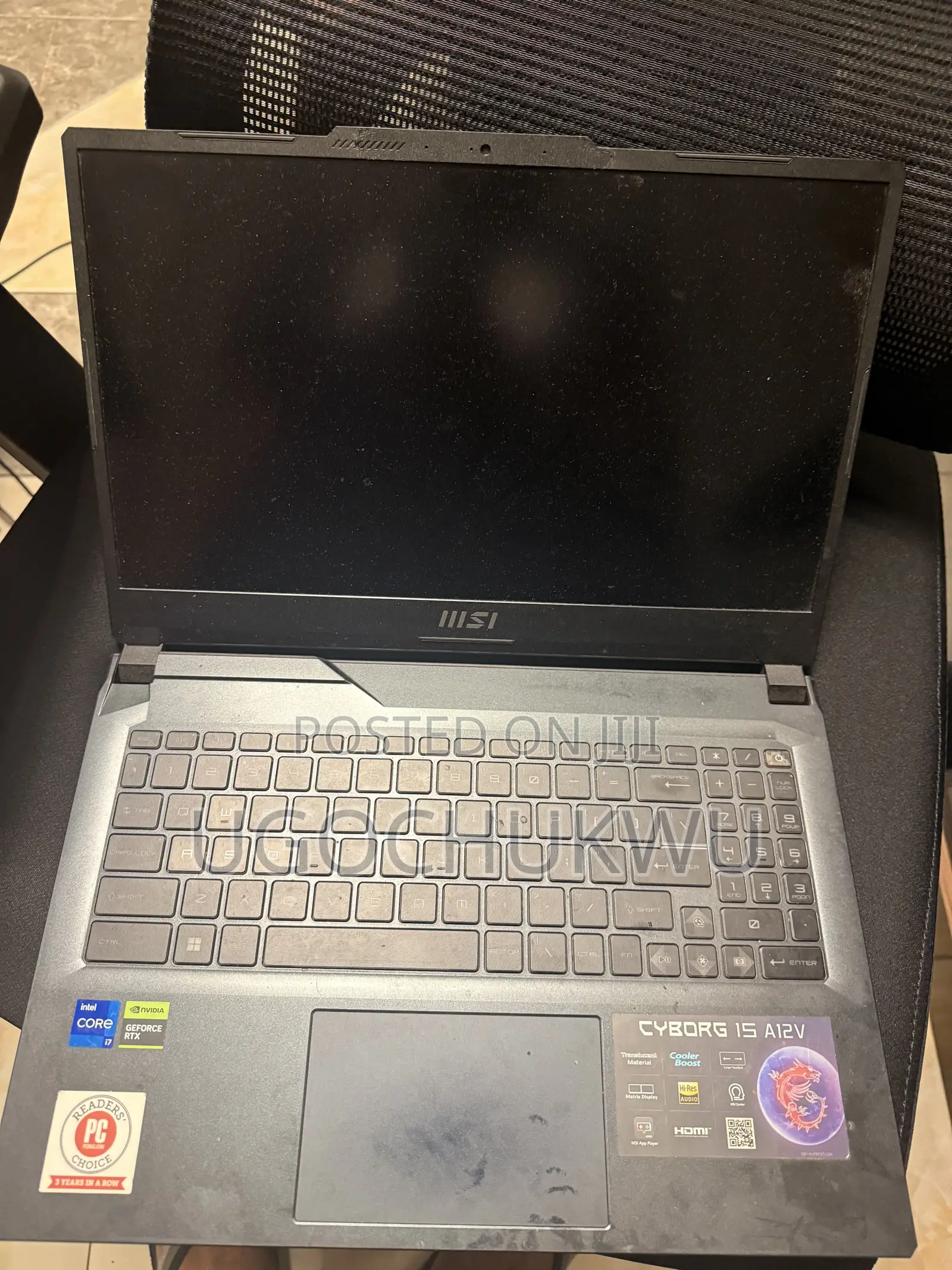 Laptop MSI Cyborg 15 16GB Intel Core i7 HDD+SSD 1T