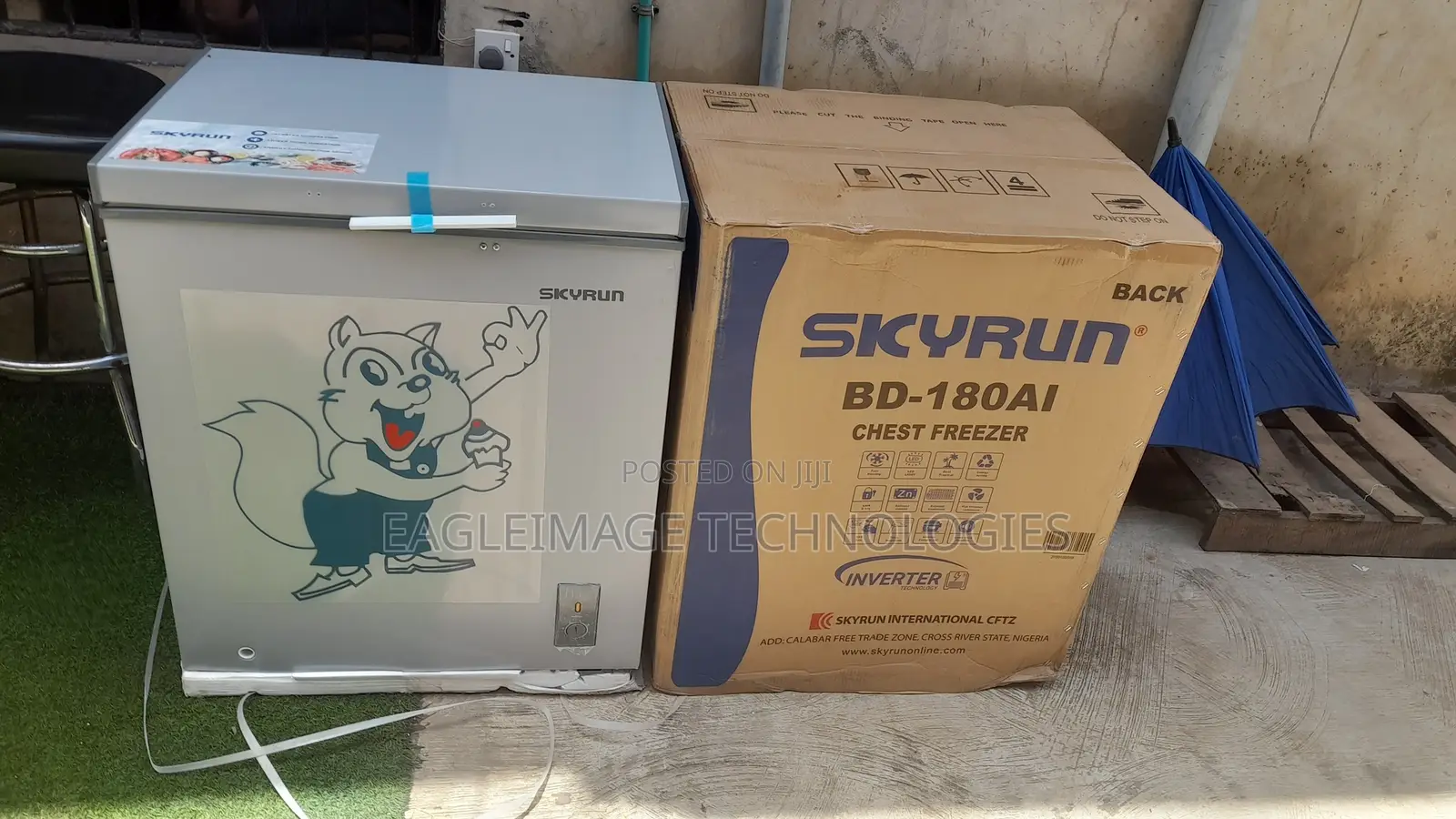 Original Skyrun BD-180AI Deep Freezer