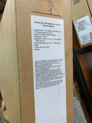New Laptop HP Victus 15 8GB Intel Core i5 SSD 1T