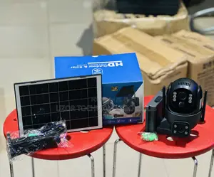  Solar Outdoor CCTV Camera | PTZ Dual Lens | Night Vision | Y2502