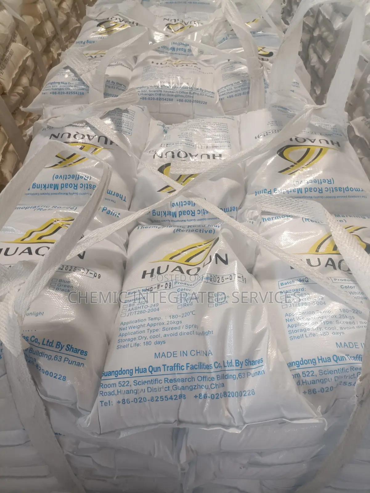 Powder Thermoplastic Road Marking Paint 25kg Bag