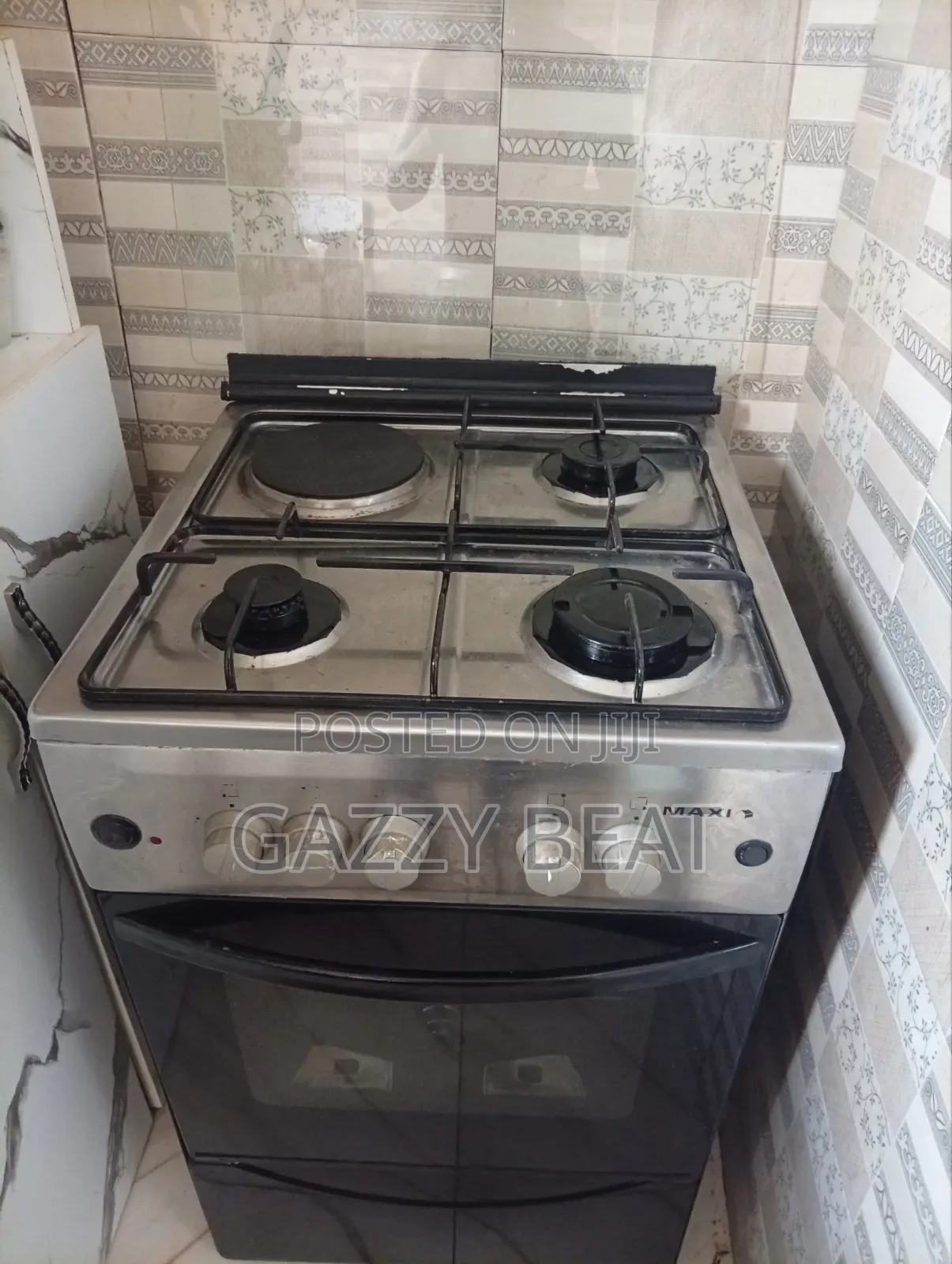 Maxi 3burner 1 Electric Cooking Gas Cooker