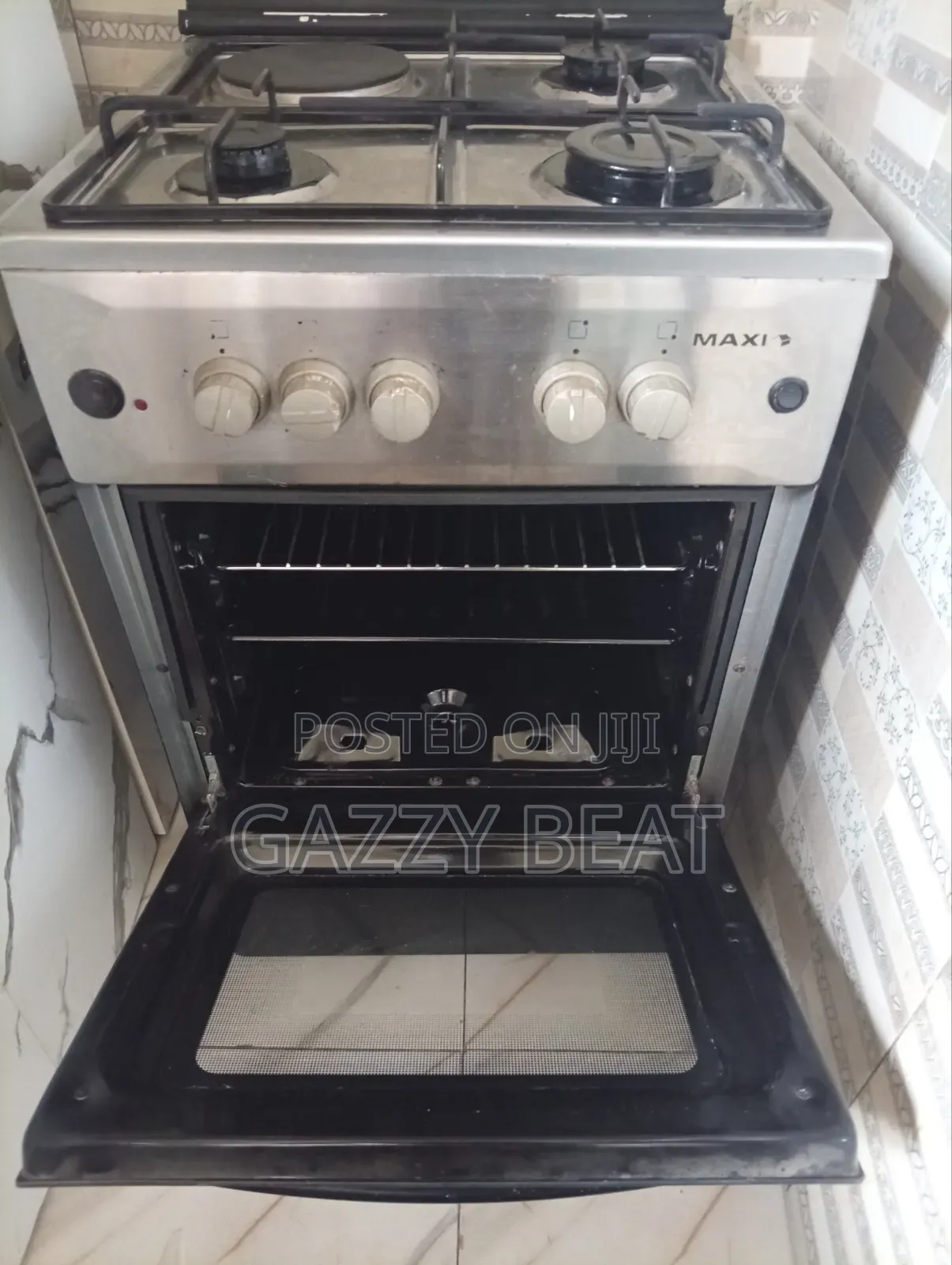 Maxi 3burner 1 Electric Cooking Gas Cooker