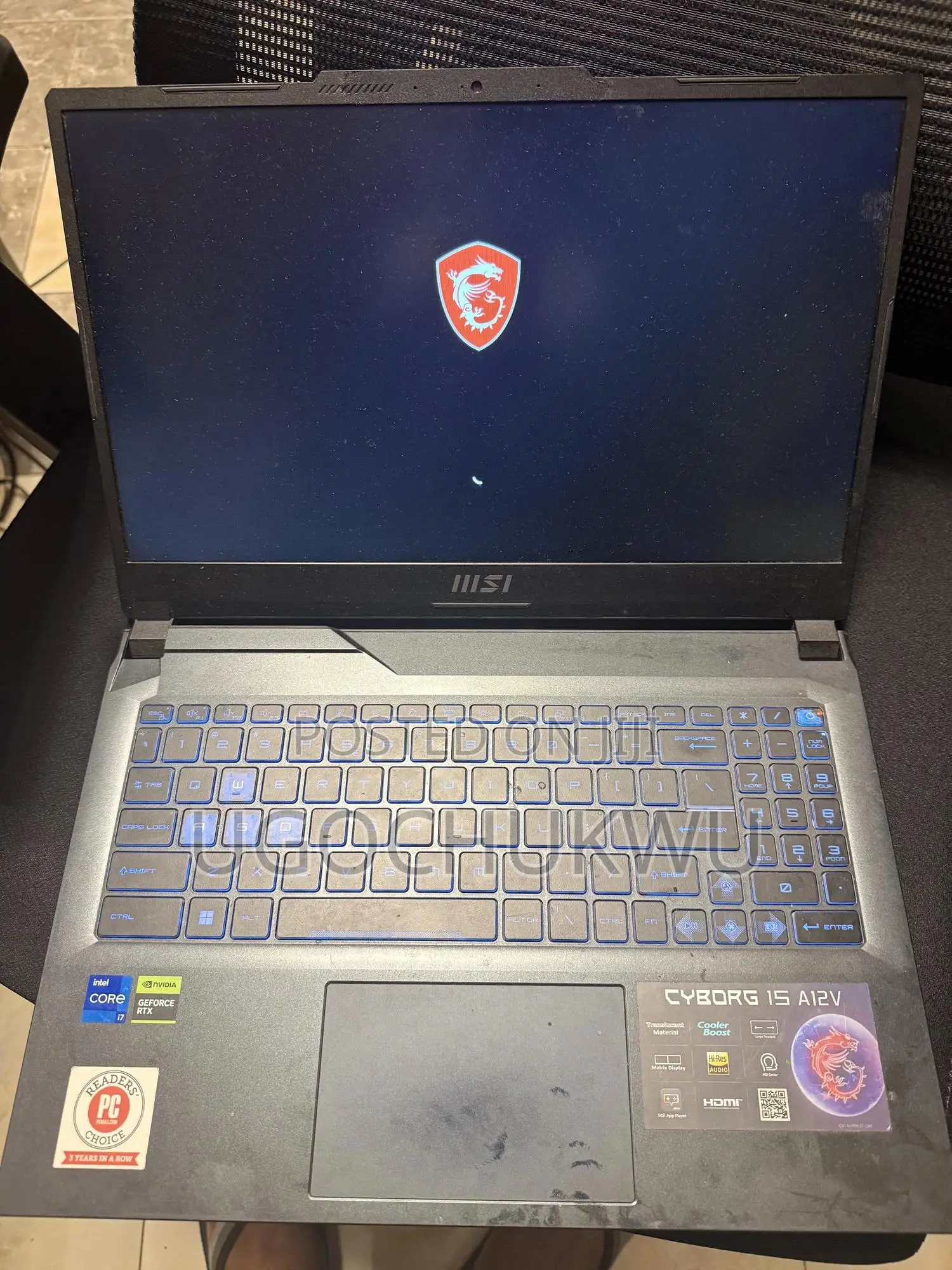 Laptop MSI Cyborg 15 16GB Intel Core i7 HDD+SSD 1T