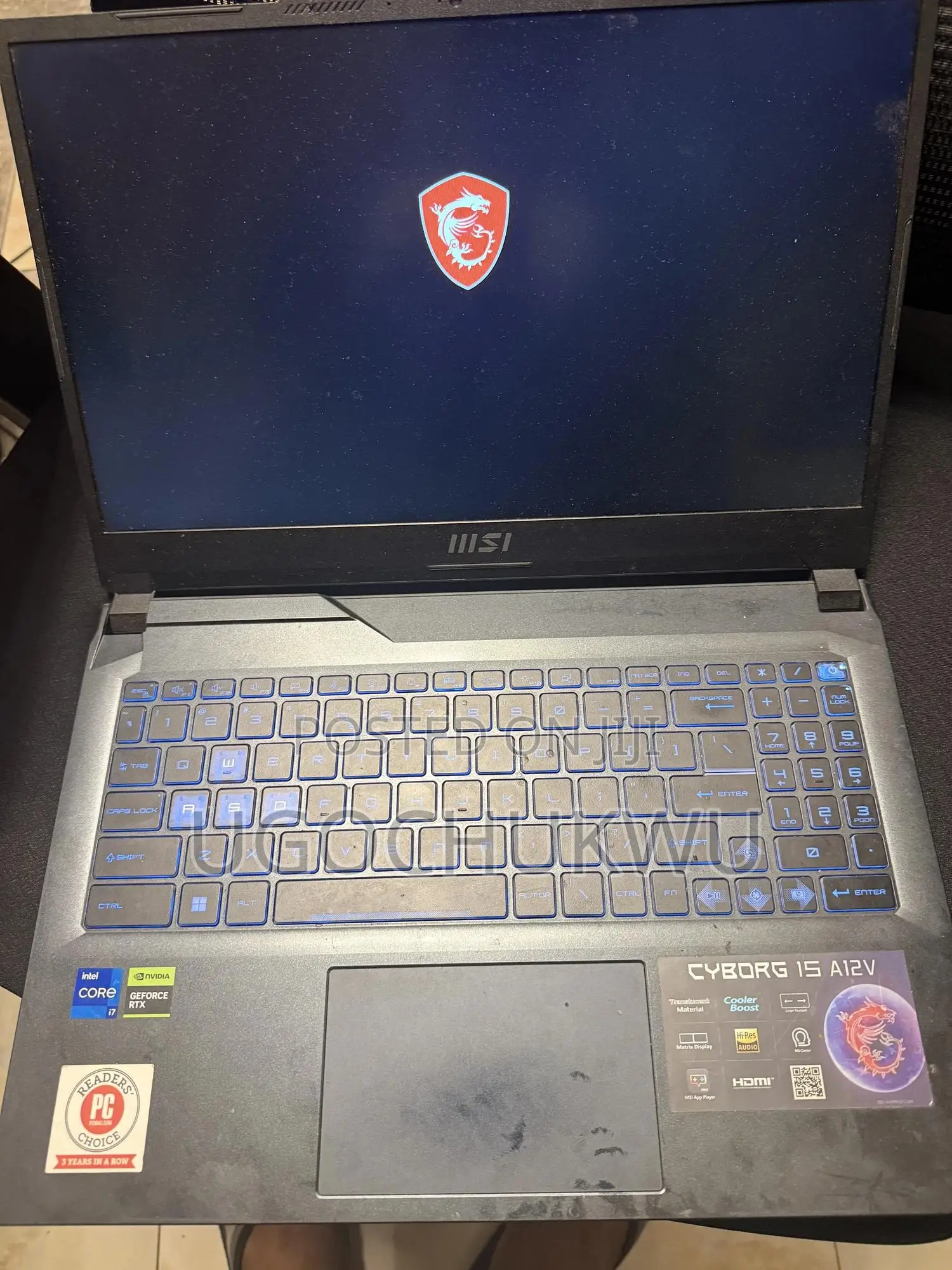 Laptop MSI Cyborg 15 16GB Intel Core i7 HDD+SSD 1T