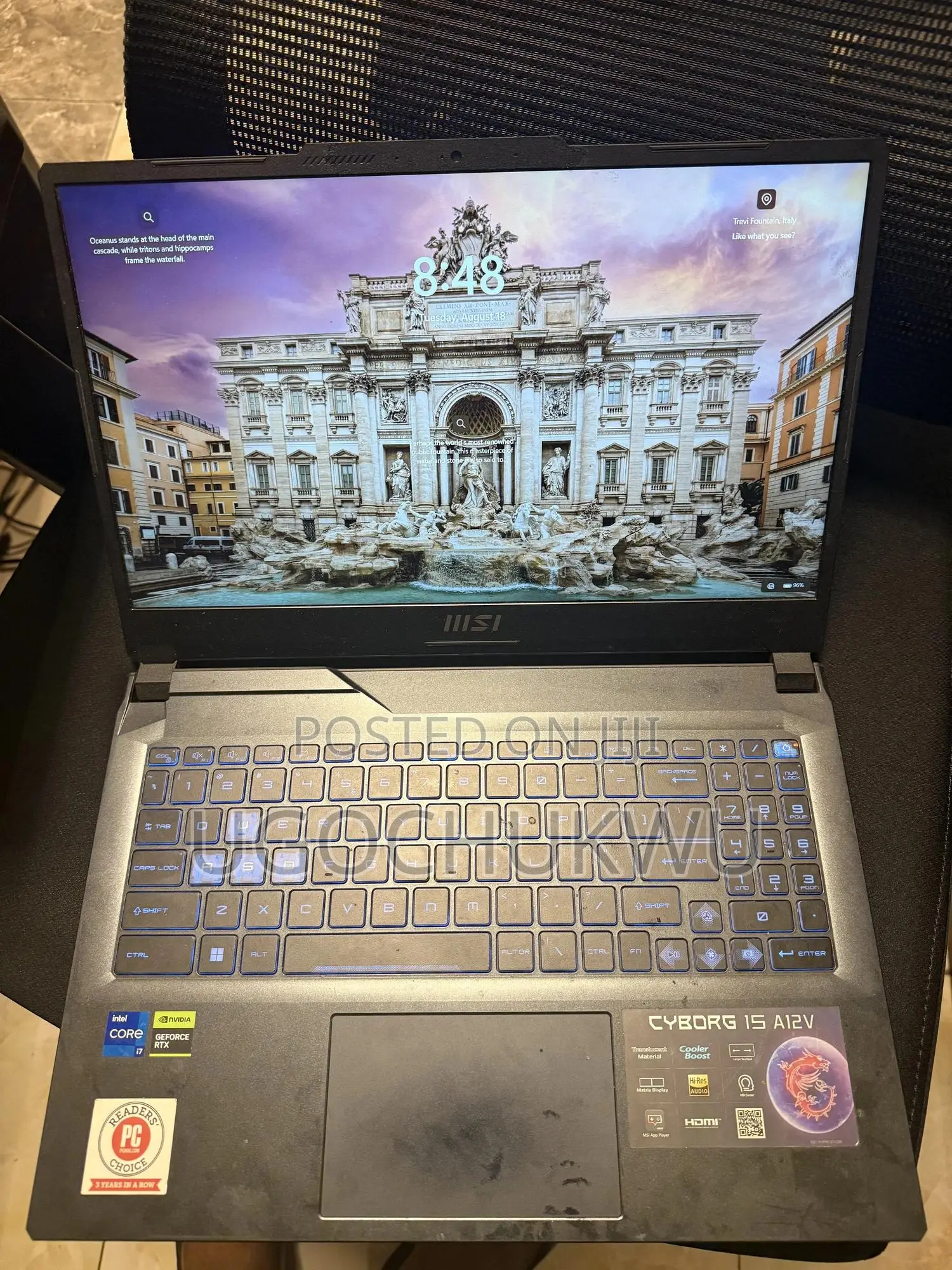 Laptop MSI Cyborg 15 16GB Intel Core i7 HDD+SSD 1T