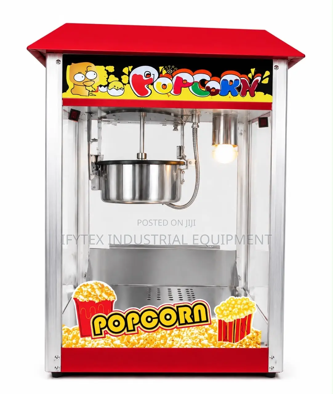 Commercial Popcorn Machine With Display Cabinet