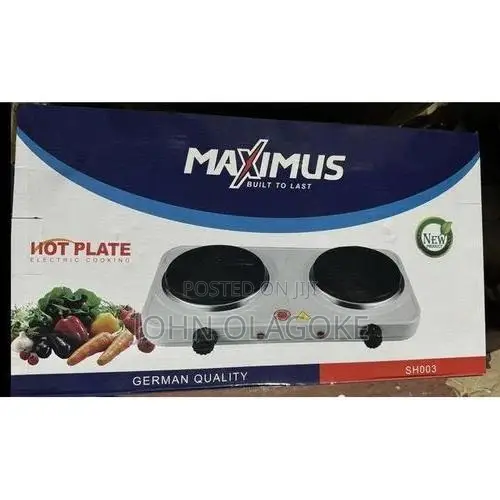 Maximus Double Electric Hotplate Cooker