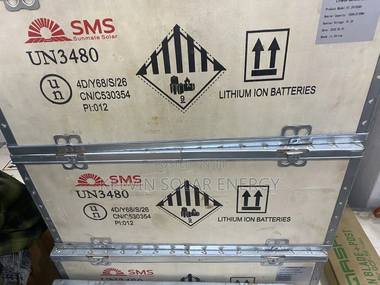 5 kWh 24v SMS Solar Battery