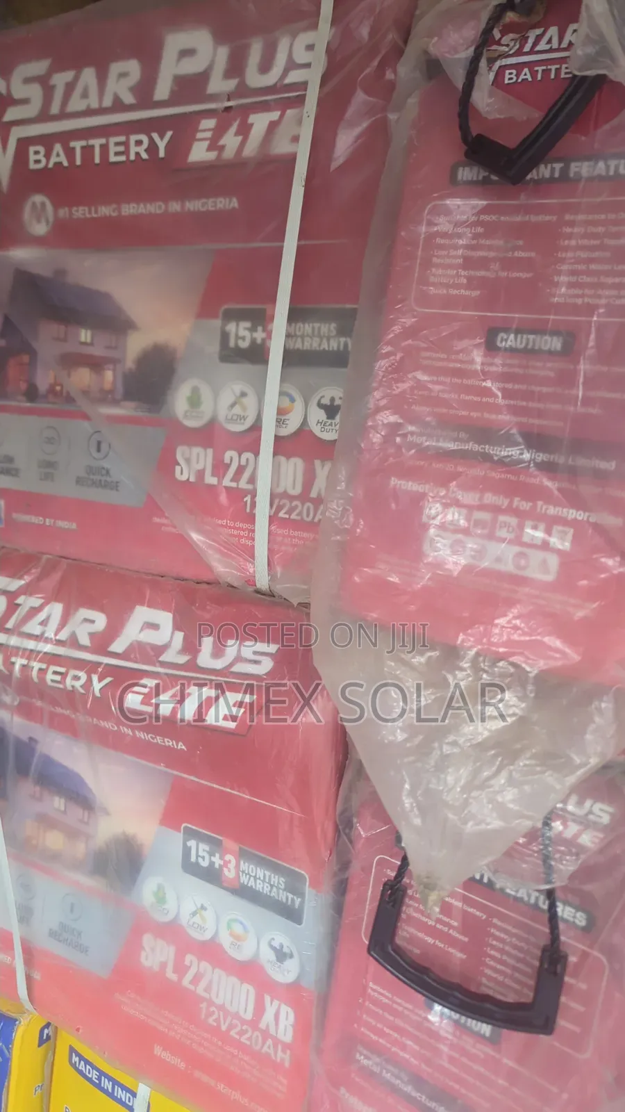220Ah-12v Star Plus Batteries
