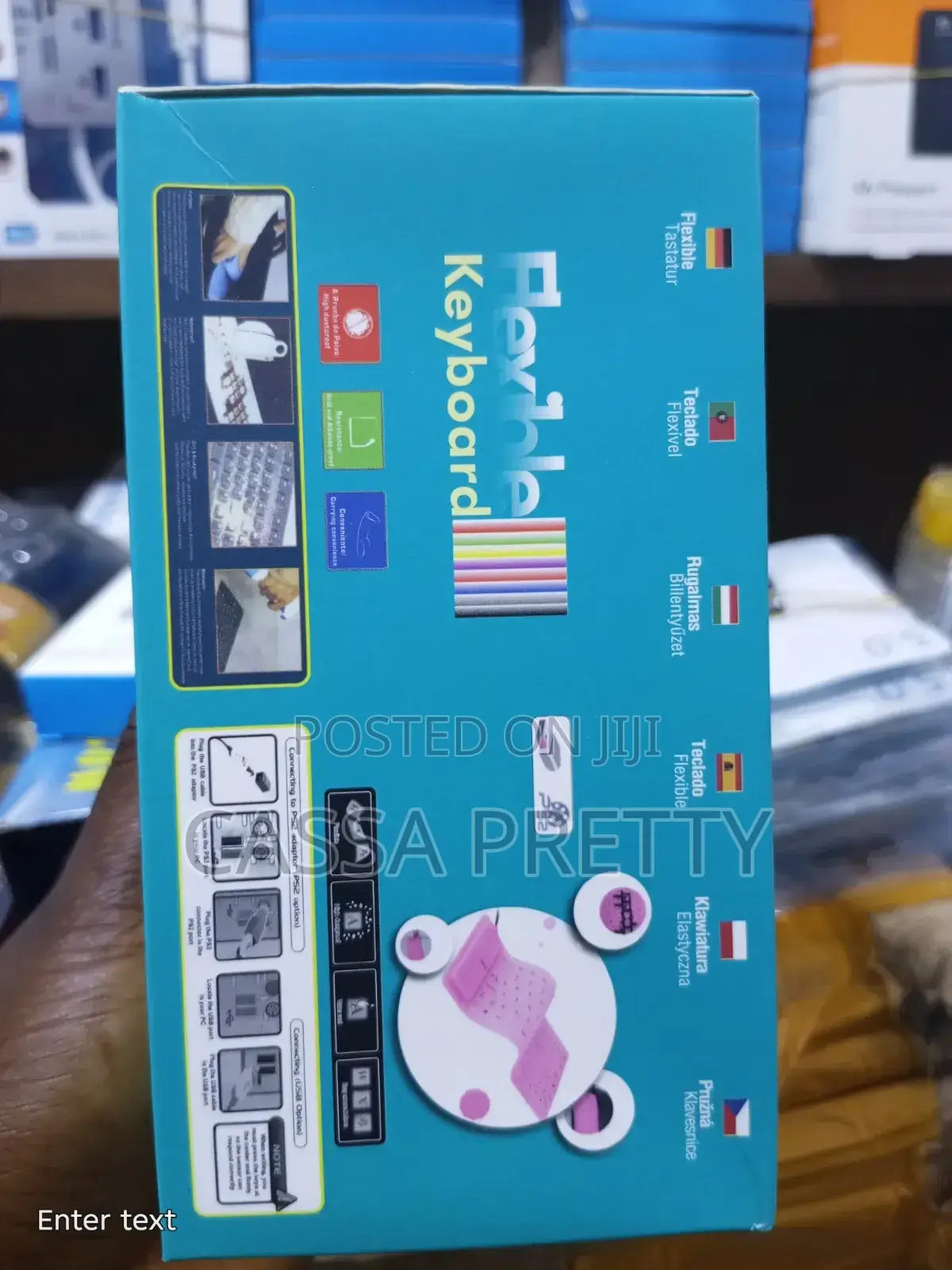Flexible Keyboard - Rollable Silicone Keyboard