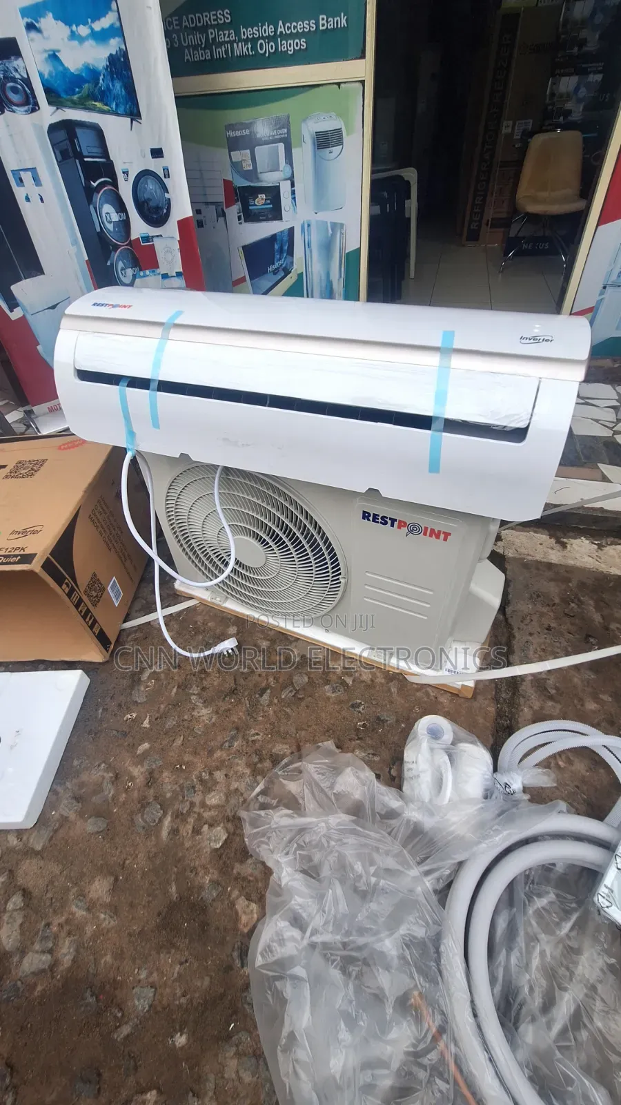 New Restpoint Inverter Split AC (1.5hp) Copper  Super Cooling 2years