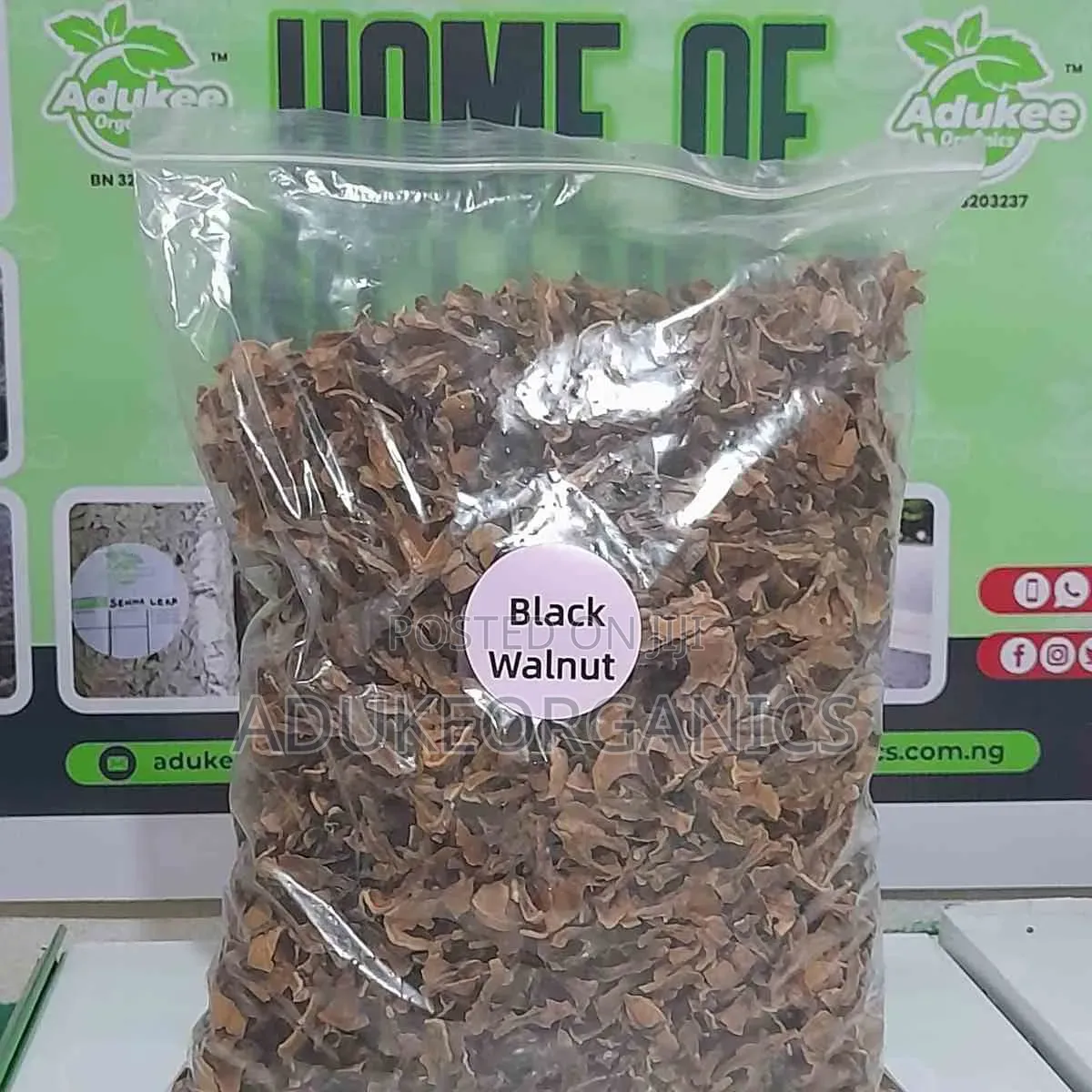 Black Walnut Hull 100g Pack