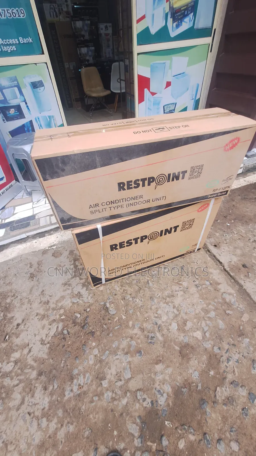 New Restpoint Inverter Split AC (1.5hp) Copper  Super Cooling 2years