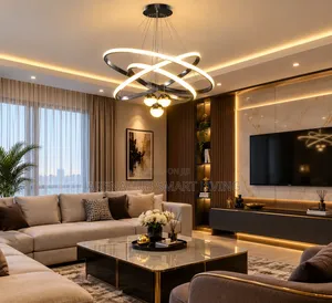 Living Room Chandelier - Modern, Simple and Elegant, Trendy Lamp, New