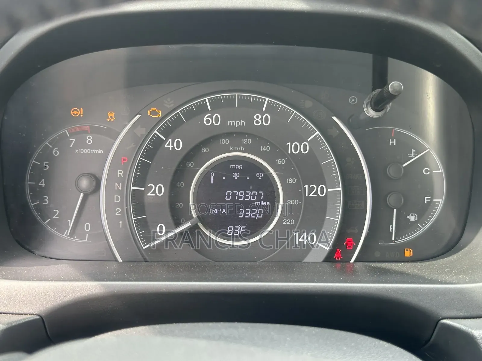 Honda CR-V 2013 Blue
