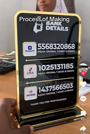 Table Office Account Details