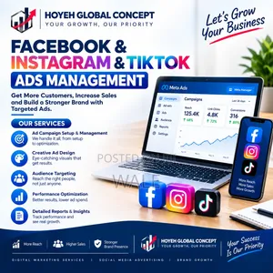Facebook, Instagram TikTok Ads Management