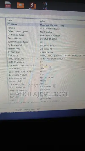 Laptop HP ZBook 15 16GB Intel Core i7 SSD 256GB