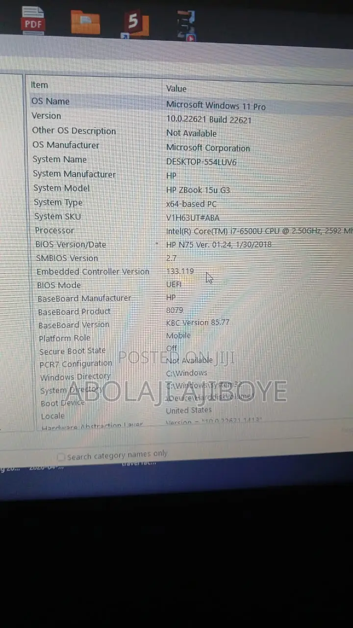 Laptop HP ZBook 15 16GB Intel Core i7 SSD 256GB