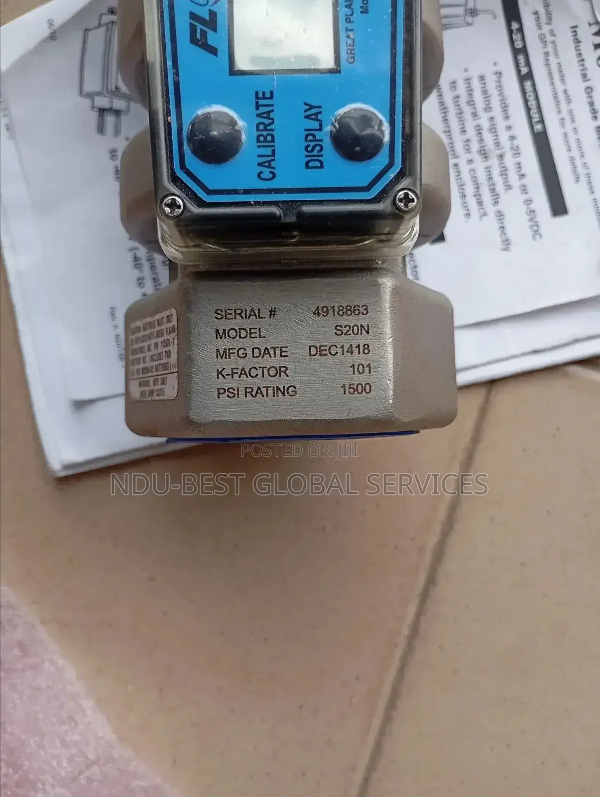 Digital Turbine Flow Meter (2")