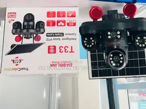 4g V380 Triple Lens Solar PTZ Camera (Ds-90)